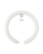 Pk100 Modelling Balloons White #001 - D4.001.100