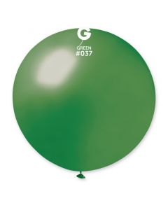 Pk1 Giant Metallic Balloon Green #037 - 340334