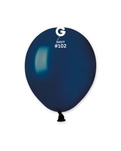 Pk50 Latex Balloons Navy #102 - A50.102.50