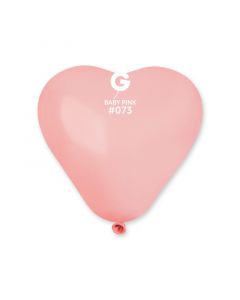 Pk100 Heart Shape Balloons Baby Pink #073 - CR6.073.100