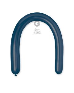 Pk50 Latex Balloons Navy #102 - D6.102.50