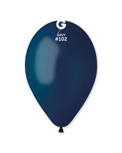 Pk50 Latex Balloons Navy #102 - G120.102.50