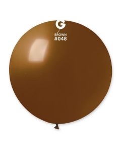 Pk1 Latex Balloon G30 Brown #048 - 329858