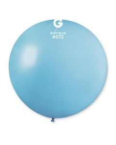 Pk1 Latex Balloon G30 Baby Blue #072 - 329919