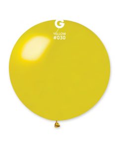 Pk1 Giant Metallic Balloon Yellow #030 - 329964