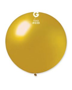 Pk1 Latex Balloon G30 Metallic Gold #039 - 329995