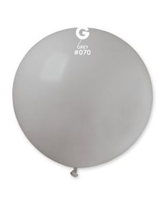 Pk1 Latex Balloon G30 Grey #070 - 340235