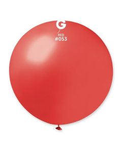 Pk1 Latex Balloon G30 Metallic Red #053 - 340358