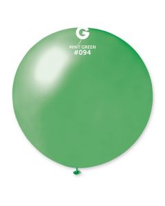 Pk1 Giant Metallic Balloon Mint Green #094 - 340440