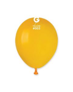 Pk50 Latex Balloons Yellow #003 - A50.003.50