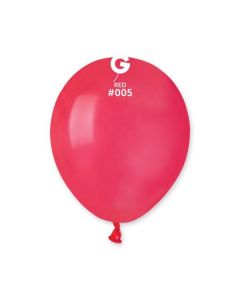 Pk50 Latex Balloons Red #005 - A50.005.50