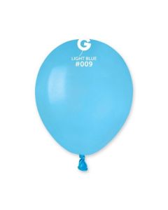 Pk50 Latex Balloons Light Blue #009 - A50.009.50