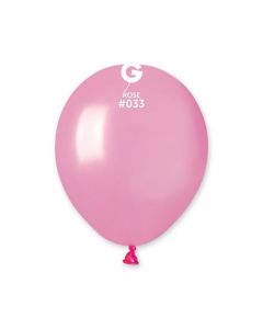 Pk50 Latex Balloons Metallic Rose #033 - A50.033.50