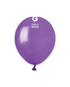 Pk50 Latex Balloons Metallic Purple #034 - A50.034.50