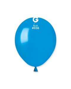 Pk50 Latex Balloons Metallic Blue #036 - A50.036.50