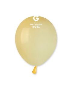 Pk50 Latex Balloons Baby Yellow #043 - A50.043.50