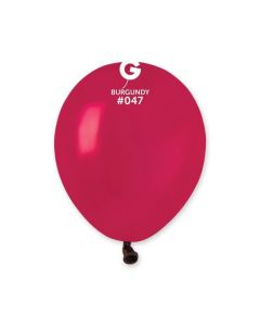 Pk50 Latex Balloons Burgundy #047 - A50.047.50