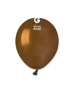 Pk50 Latex Balloons Brown #048 - A50.048.50