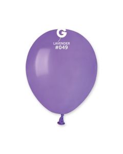 Pk50 Latex Balloons Lavender #049 - A50.049.50