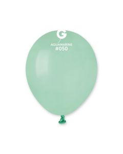 Pk50 Latex Balloons Aquamarine #050 - A50.050.50