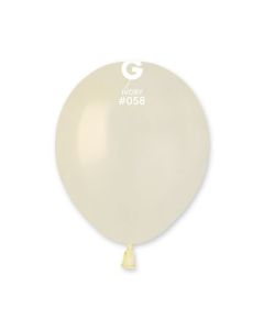 Pk50 Latex Balloons Metallic Ivory #058 - A50.058.50