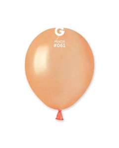 Pk50 Latex Balloons Metallic Peach #061 - A50.061.50