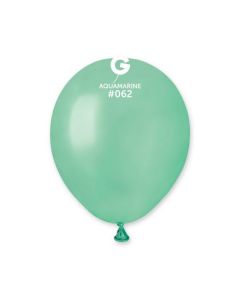 Pk50 Latex Balloons Metallic Aquamarine #062 - A50.062.50