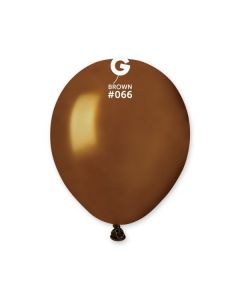 Pk50 Latex Balloons Metallic Brown #066 - A50.066.50