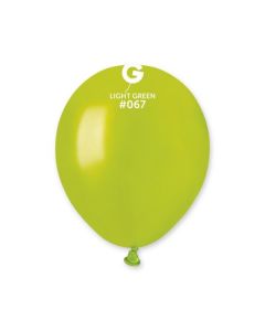 Pk50 Latex Balloons Metallic Light Green #067 - A50.067.50