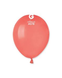 Pk50 Latex Balloons Corallo #078 - A50.078.50