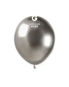 Pk50 Latex Balloons Shiny Silver#089 - AB50.089.50