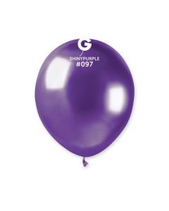 Pk50 Latex Balloons Shiny Purple #097 - AB50.097.50