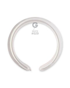 Pk100 Modelling Balloons Metallic White #029 - D4.029.100