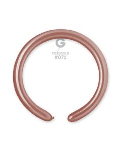 Pk100 Modelling Balloons Metallic Rose Gold #071 - D4.071.100