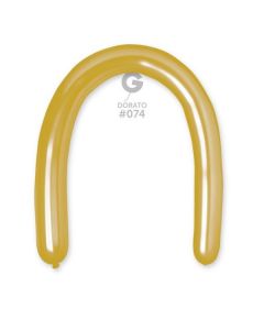 Pk50 Modelling Balloons Metallic Dorato #074 - D6.074.50