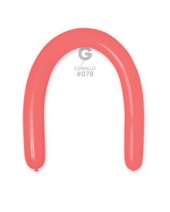 Pk50 Modelling Balloons Corallo #078 - D6.078.50