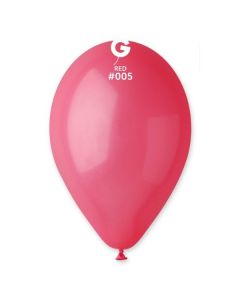 Pk50 Latex Balloons Red #005 - G120.005.50