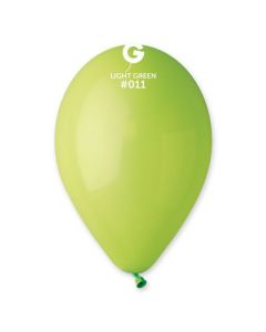 Pk50 Latex Balloons Light Green #011 - G120.011.50