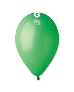 Pk50 Latex Balloons Green #012 - G120.012.50