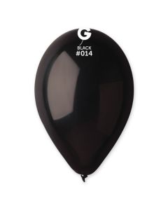 Pk50 Latex Balloons Black #014 - G120.014.50