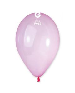 Pk50 Latex Balloons Crystal Pink #016 - G120.016.50