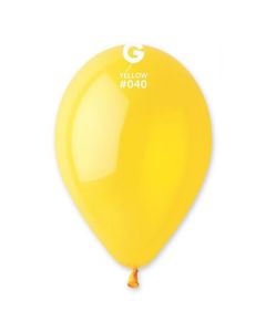 Pk50 Latex Balloons Crystal Yellow #040 - G120.040.50