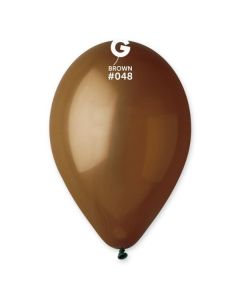 Pk50 Latex Balloons Brown #048 - G120.048.50