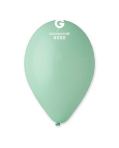 Pk50 Latex Balloons Aquamarine #050 - G120.050.50