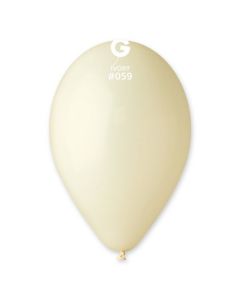 Pk50 Latex Balloons Ivory #059 - G120.059.50