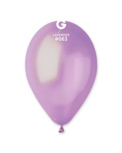 Pk50 Latex Balloons Metallic Lavender #063 - G120.063.50