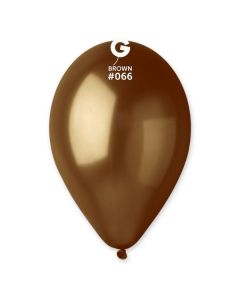 Pk50 Latex Balloons Metallic Brown #066 - G120.066.50