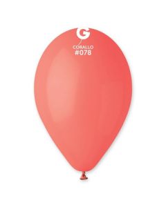 Pk50 Latex Balloons Corallo #078 - G120.078.50