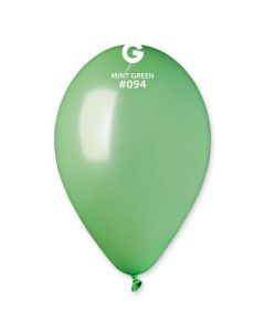 Pk50 Latex Balloons Metallic Mint Green #094 - G120.094.50