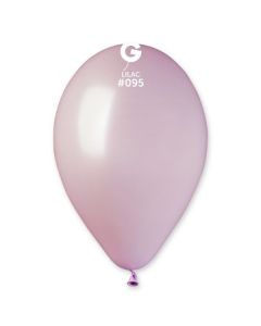 Pk50 Latex Balloons Metallic Lilac #095 - G120.095.50